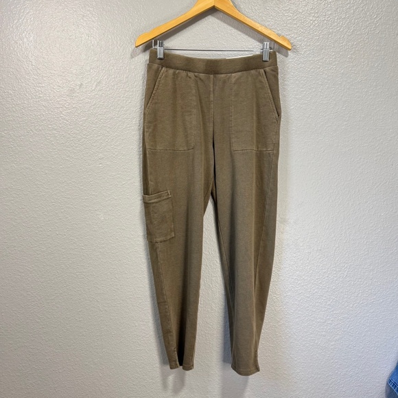 NWT Soft Surroundings Slim Ankle Pants Olive Green Women’s Petite Small SP - Picture 1 of 7